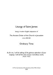 Liturgy of Saint James Ordinary Time 2020