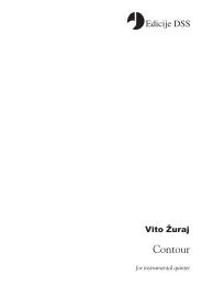 Vito Žuraj - Contour for instrumental quintet