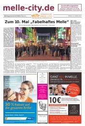 Zum 10. Mal „Fabelhaftes Melle“ - Melle City