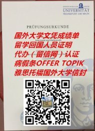 德国法兰克福大学文凭样本Johann Wolfgang Goethe-Universität Frankfurt am Main|QV993533701国外大学文凭成绩单信封学历认证