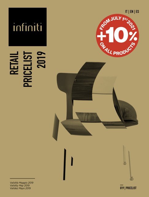 infiniti - listino retail 2019 