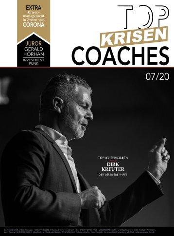 TOP KRISEN-COACHES / Beilage im manager magazin 07/20