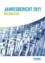 jAHRESBERICHT 2011 - Pharmig