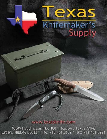 Texas knifemakers supply coupons