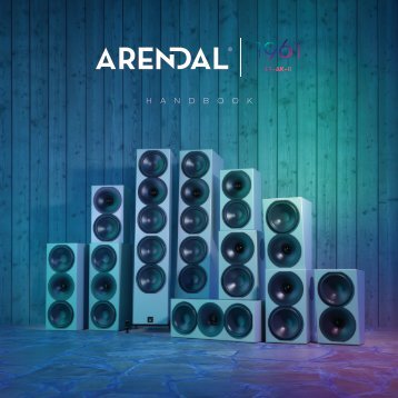 Arendal Sound 1961 Speakers - Handbook