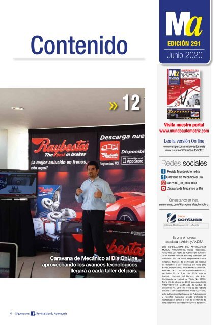 Mundo Automotriz No 291 junio 2020