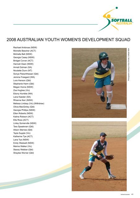Softball Australia - Australian Sports Commission