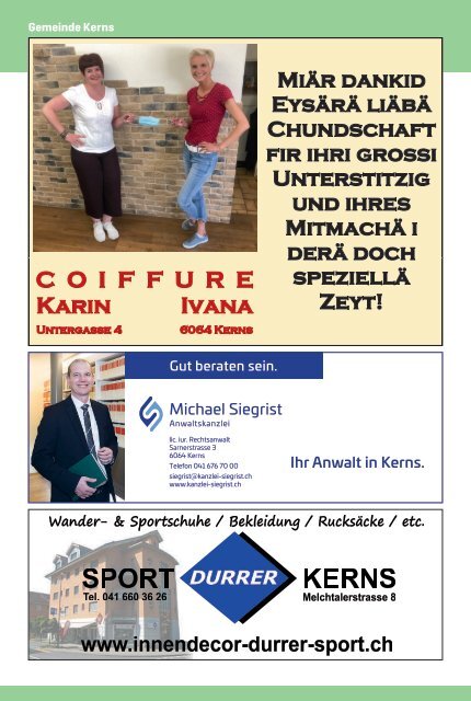 Gemeinde Kerns 2020-25