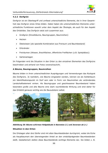 VDE Dörferdreieck Allerniederung Bericht - Gemeinde Winsen (Aller)