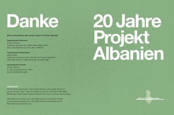 Projekt Albanien - Schreib- und Textbüro Silke Ritter