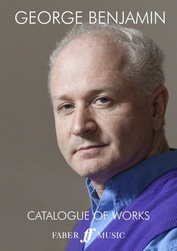 George Benjamin Catalogue of Works