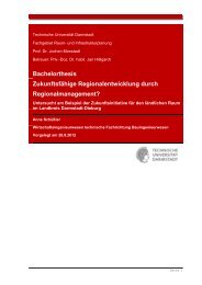 Bachelorthesis Zukunftsfähige Regionalentwicklung durch ...