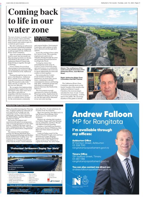 Ashburton Courier: June 18, 2020