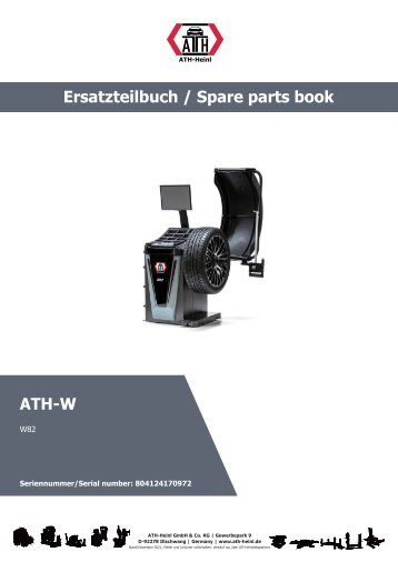 ATH-Heinl  ERSATZTEILBUCH SPARE PARTS BOOK W82