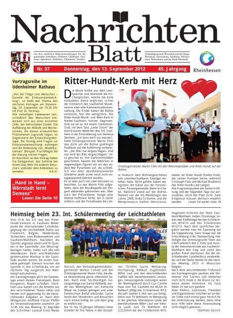 Ritter Hundt Kerb Mit Herz Woche Fur Woche