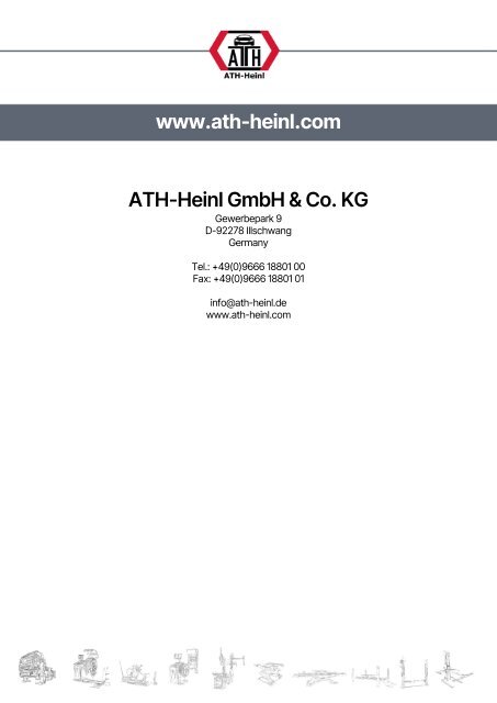 ATH-Heinl ERSATZTEILBUCH SPARE PARTS BOOK Bike Lift 7, 7F, 7Q, 7QF