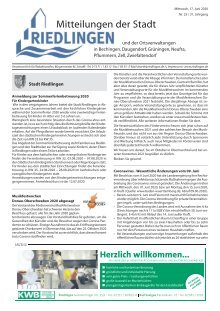 Amtliches Mitteilungsblatt Riedlingen 17.06.2020