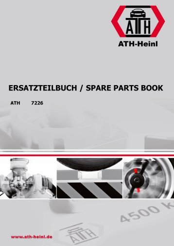 ATH-Heinl ERSATZTEILBUCH SPARE PARTS BOOK 7226