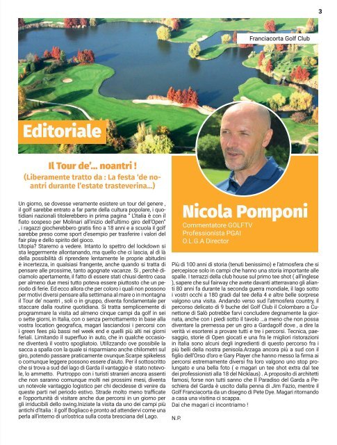 Viaggi di Golf - Giugno 2020