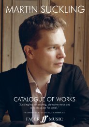Martin Suckling Catalogue of Works