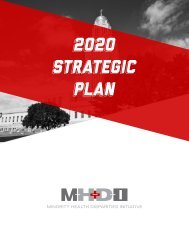 MHDI 2020 Strategic Plan