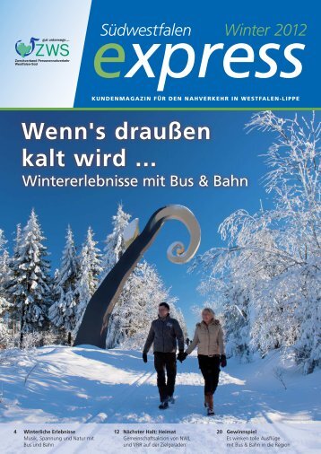 Ausgabe 04/2012 "Wenn's draußen kalt wird..." - ZWS