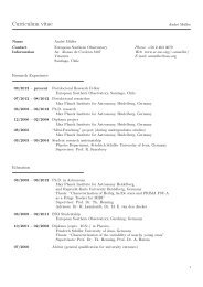 Complete CV as pdf version (6 pages, 60kB - Science in Santiago ...
