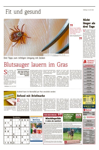 Stadtanzeiger Duelmen kw 25