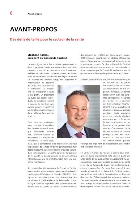 Rapport annuel 2019