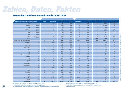 HVV-Bericht 2009