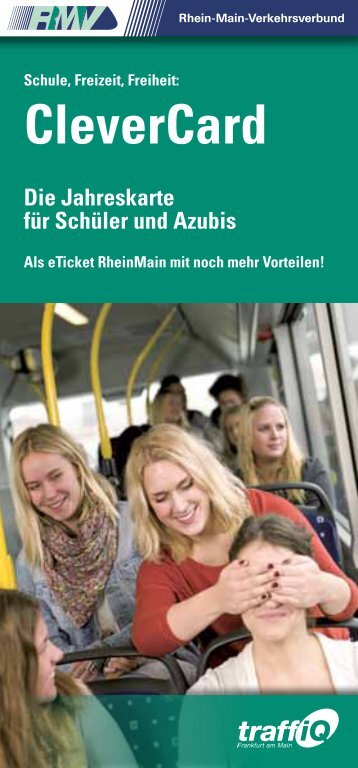 CleverCard Frankfurt - Broschüre - RMV Rhein-Main-Verkehrsverbund