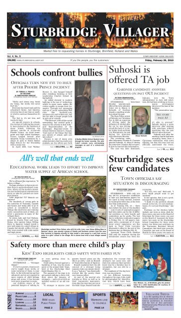 Sturbridge 7-27-07 (Page 1) - Stonebridge Press and Villager