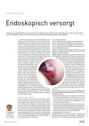 Endoskopisch versorgt - Dr. Klaus Dann