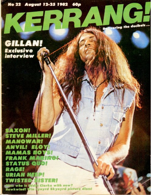 Kerrang - 22 1982