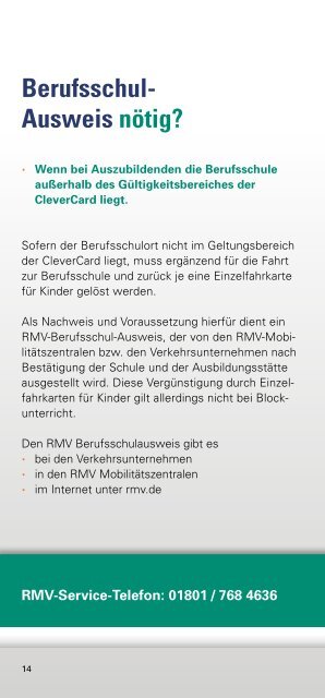 CleverCard - Broschüre (PDF, 1.2 MB) - RMV