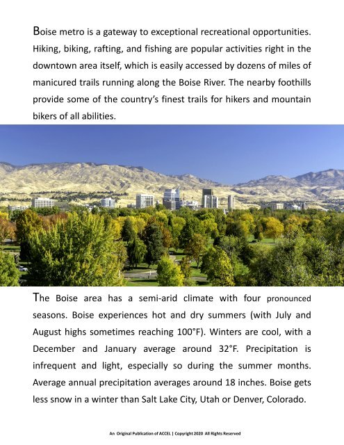 Boise Relocation Guide - Nik Buich Real Estate 2020