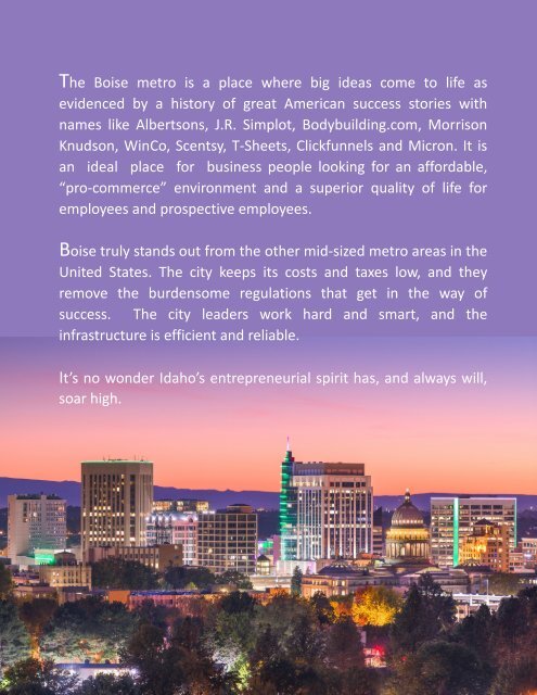 Boise Relocation Guide - Nik Buich Real Estate 2020