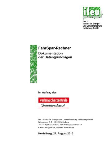 FahrSpar-Rechner - verbraucherfuersklima.de