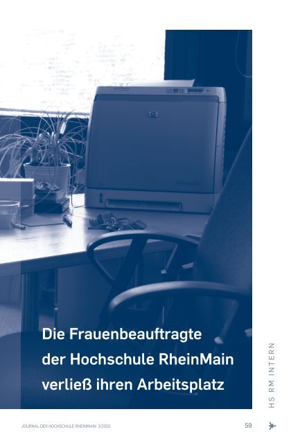 Journal Hochschule RM - Hochschule RheinMain