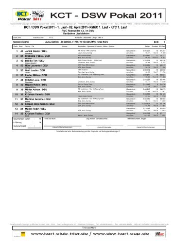 ERG 1. Lauf WEB.pdf - Kart Club Trier