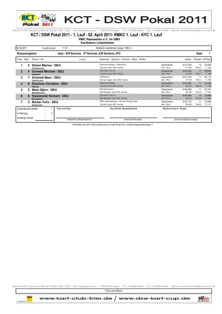 ERG 1. Lauf WEB.pdf - Kart Club Trier