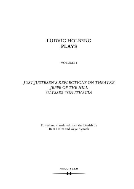 Leseprobe_Holm_Holberg Plays Volume I