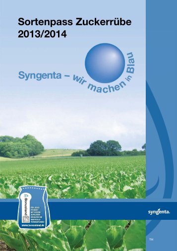 jetzt mit zuckerrüben-saatgut punkten und anschliessend ... - Syngenta