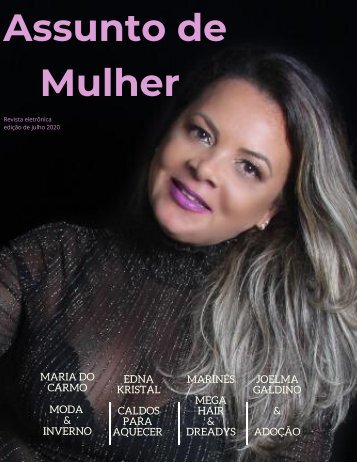 Assunto de Mulher, quinta edição, julho 2020