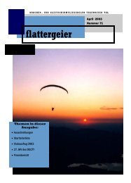 flattergeier - Drachen und Gleitschirmclub Tegernsee