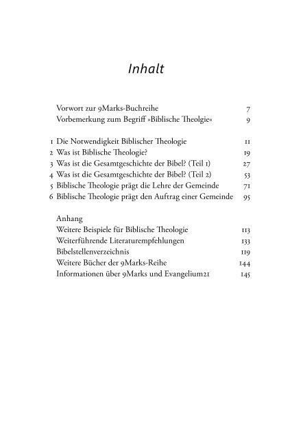 Nick Roark & Robert Cline: Biblische Theologie