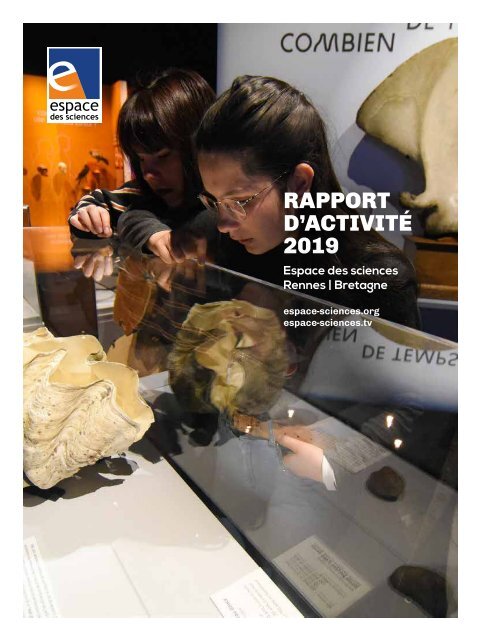 Espace des sciences : rapport d'activité 2019