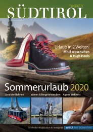 Südtirol Magazin Sommer 2020 - WamS