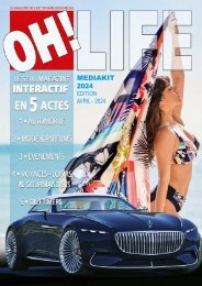 mediakit OH LIFE 2025 = 263.837 lecteurs / abonnés  soit 1.157 lecteurs uniques / jour