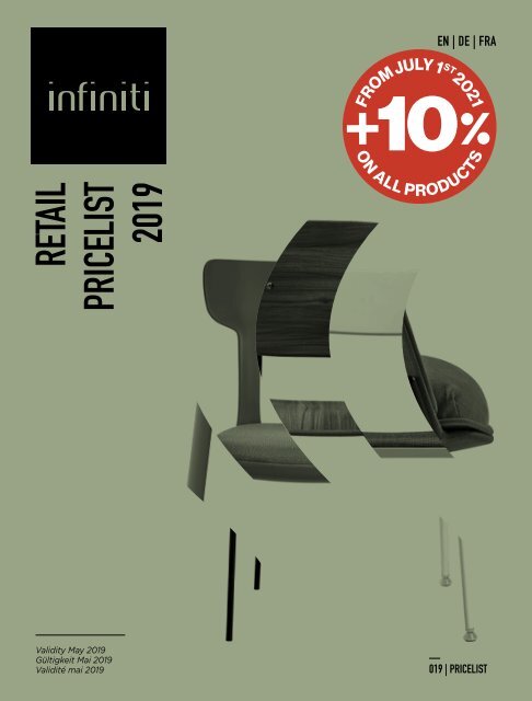 infiniti - retail pricelist 2019